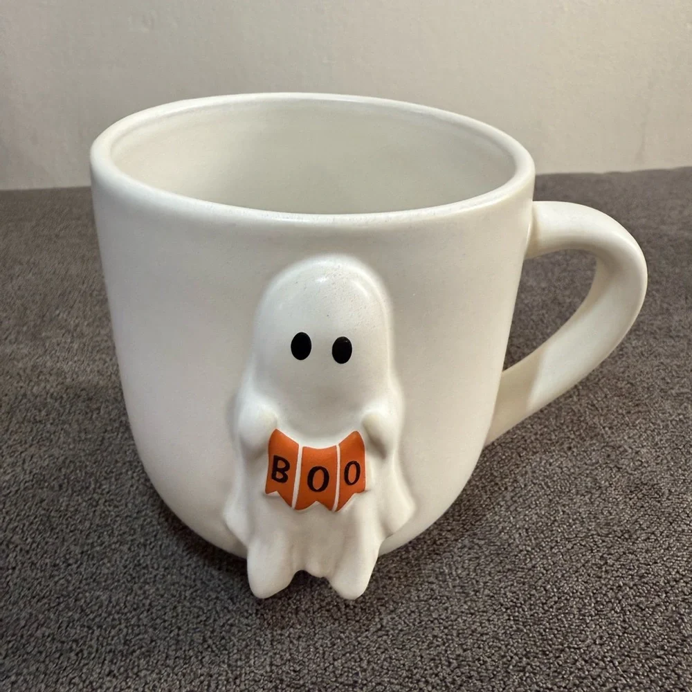 Pottery Barn Scary Squad Stoneware Mug - Mixed Set of 4